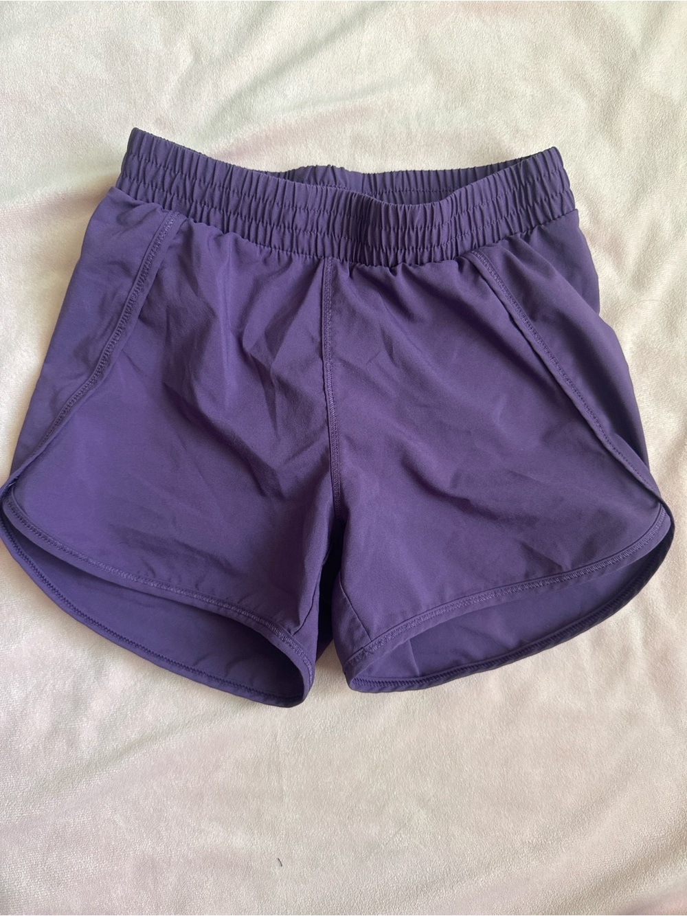 all in motion Deep Purple Active Shorts with Elastic Waistband